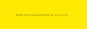 Akademi Yatırım Danışmanlık Özel Eğt. San. ve Tic. Ltd. Şti.